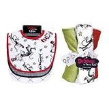 Trend Lab Bouquet Set Dr. Seuss Cat In The Hat Bib and Burp Cloth by Trend Lab [並行輸入品]