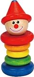 Hape - Happy Clown Wooden Rattle [並行輸入品]