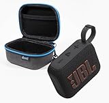JBL GO 4 ポータブル Bluetooth スピーカー & divvi GO 保護ハードシェルケース - ブラック