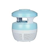 電撃殺虫器　照明殺虫電球　静音　省エネ設計　薬剤不使用　無毒 (ブルー)