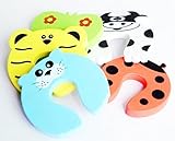 Gland Children Safety Door Stopper. No Finger Pinch Foam ,Colorful Cartoon Animal Cushion - Ramdom B