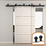 HomeDeco Hardware 扉レール ドア用金具 引き違い戸 新型なデザイン 吊り引き戸 7.5 FT (2.30メートル)