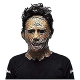 Amazon ハロウィン コスプレ グッズ ラテックスマスク Killing 殺人鬼 レザーフェイス マスク かぶりもの 怖い系 パーティー コスプレ道具 仮装 小物 仮面 コスプレ 仮装 通販
