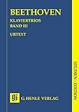 ベートーヴェン: ピアノ三重奏曲集 第3巻: Op.44, WoO37-39, Op.38/原典版/ヘンレ社/中型スタディ・スコア