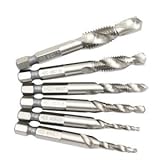 六角軸 ドリルタップ 穴あけ ネジ切り 6本セット M3 M4 M5 M6 M8 M10 TASTE-TAPDORI6D