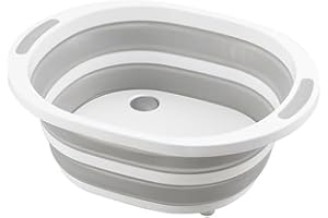 タマハシ 洗い桶 キッチン 桶 折りたたみ まな板 40×31.7×15.2cm 折り畳み時高さ/3.5cm 滑り止め付き デイズ DS-09