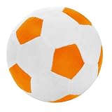 サッカーボール枕ぬいぐるみふわふわプラッシュベビーサッカーボールソフト耐久性サッカースポーツトイギフトforキッズ、8 " L x 8 " W x 8 " H、オレンジ