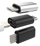 対応Lightning メス - USB C オス アダプター (3 パック) 対応Samsung 対応Ipad Air4 タイプ充電コードコネクタ、対応iPhone 14 13 Pro Max 充電ケーブル用