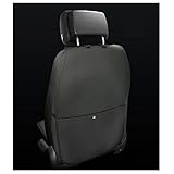 lewu キックガード カー シート 保護 自動車用 カバー 傷 汚れ防止 収納 ポケット 付き 汎用 (ブラック)