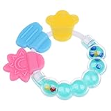 Prettyia 赤ちゃん　安全無毒　シリカゲル　歯がため　歯固め　ガラガラ　贈り物　4色選べ - グリーン
