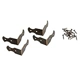 4個入りセット 装飾金具 アンティーク ボックスコーナープロテクター　装飾 家具 ジュエリーボックスのハードウェアメタルコーナー 4.5*1.3cm