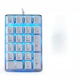 機械的なテンキーのキーパッドのコンピュータ ラップトップの外的な緑茶の赤いシャフトのレジ係の財政はワイヤーで縛った (赤軸です,白銀カダロン軸(有線ブルーレイ)です)