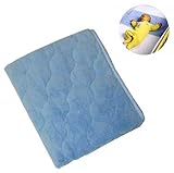Nojo Coral Fleece Sheet Saver - Blue by Crown Crafts