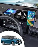 MWWM トヨタ アルファード30系 専用 10.5インチのナビゲーションに適合 スマホスタンド ALPHARD 30系 2016年-2023年 車載 携帯ホルダー ナビ設置 スマホホルダー 収納 車 アクセサリー 携帯スタンド 360度回転 片手操作 ワンタッチ開閉 安定 多機種対応