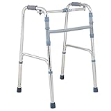 折りたたみウォーカーオールドマンアンチスキッド4コーナーウォーカーの高さ調節可能