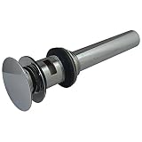 Kingston Brass EV6001 Fauceture Vessel Sink Drain with Overflow and Tail Tube Set-In, Chrome [並行輸入品]
