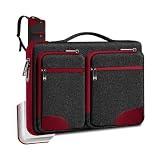 [ZINZ] 360度保護 ラップトップケース 15" 15.6" 16" スリーブ、防水ハンドバッグ（ストラップ付き）、16" MacBook Neo、MacBook Pro Air 16"/15"、XPS 16"、およびほとんどの15" 15.6" 16" ノートパソコンに対応，B01RD02