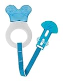 MAM Mini Teething Cooler and Clip, Blue, 2 Plus Months [並行輸入品]