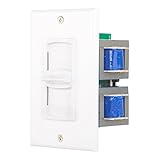 Pyle壁マウントボリュームコントロール、in-wall垂直/スライドスピーカーボリュームノブ、インピーダンスMatching ( pvc2 )