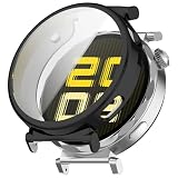 【Moahsiuny】For HUAWEI WATCH GT 5 / GT 5 Pro (41mm) ケース 保護ケース 耐衝撃 軽量 柔らかい TPU 脱着簡単（ブラック）