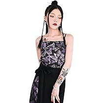 希少chloe クロエバナナ柄　フランス製キャミソール Amazon | [RomelCheo] バタフライ柄 キャミソール 和柄 総柄
