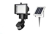 投光器 led 人感センサー ソーラーライト 60led 100led 作業灯 防犯用 昼白色 6000K 省エネ 長寿命 防水IP65 防水ライト 屋外 広角 (100led)