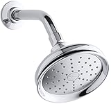 KOHLER 45412-CP Fairfax Single Function Wall Mount Showerhead with Katalyst Air Induction Spray, 2.0
