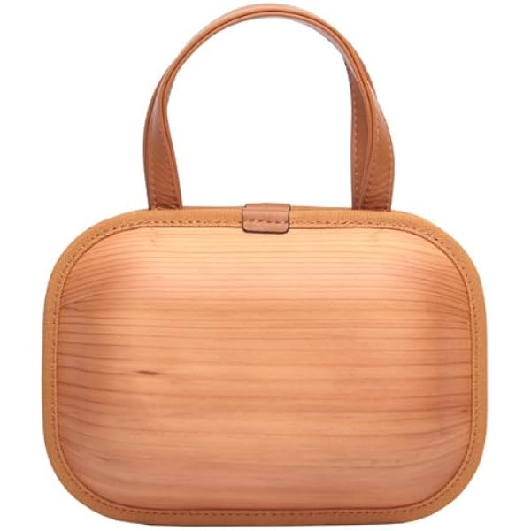 【希少】木製バッグ monacca モナッカ kaku ブラウン 2way kakuss-col-img1.png