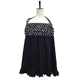 【日本製】プラチナムベイビー 授乳ケープ 胸3段フリル 便利な収納用巾着付き！ (ネイビー)