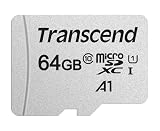 Transcend microSDXCカード 64GB Class10 UHS-I SD変換アダプタ付きTS64GUSD300S-A