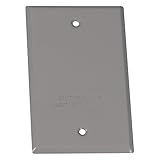 Sigma Electric 14240 1-Gang Rectangular Stamped Cover, Grey [並行輸入品]