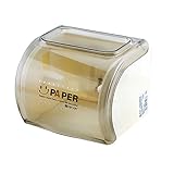 Lovoski 耐久性　日常使用　防水　ウォールマウント　バスルーム　トイレットペーパー　ホルダー　ティッシュ　ボックス　全3色　プラスチック製　 - 褐色