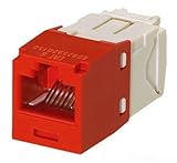 Panduit CJ688TGRD Category-6 8-Wire TG-Style Jack Module Red [並行輸入品]