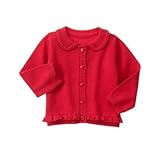 ジンボリー GYMBOREE/ ラッフルカーディガン キャンディーレッド トップスカーディガン 4歳【並行輸入】