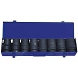 KT Pro Tools A8402MP 1" Drive Impact Socket Set [並行輸入品]