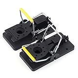 Generic 2 x Rat Trap Heavy Duty Snap-E Mouse Trap-Easy Set Catng Catcher