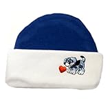 ジャッキー・の赤ちゃんの男の子ブルー子犬とHearts帽子 – 5サイズ カラー: ブルー