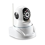 【TOP-J】無線LAN IPカメラ Babyモニター ブラック 遠隔操作対応 100万画素 高画質ネットワークカメラ