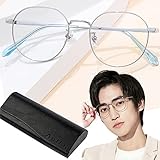 [Aollaa] 【人気トレンド】オシャレ伊達メガネ ブルーライトカット眼鏡【TR90超軽量・快適な鼻パッド・紫外線カット・メタルフレーム】UVカット だてめがね 度なしめがね 透明レンズ ファッション眼鏡 パソコン用PCめがね 花粉症 メンズ レディース おしゃれ(シルバー)