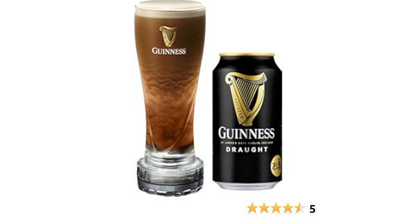 Amazon Co Jp Amazon Co Jp限定 ドラフトギネス 泡のショータイム体験キット Ledコースター 専用グラス付 330ml 4本 食品 飲料 お酒