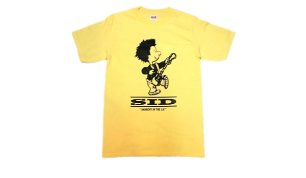 Amazon Snoopy スヌーピー パロディ Tシャツ シド Sid 黄 Lady S対応 セックスピストルズ ロックtシャツ関連 ｓ Tシャツ カットソー 通販