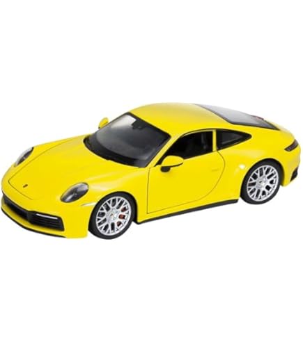Amazon | WELLY 1/24 ポルシェ 911 カレラ 4S イエロー 完成品 再販