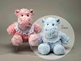 12 Blue Hippo Rattle by Supreme Creations