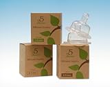 5 Phases Vented Silicone Nipples, 0-3 Months by 5 Phases [並行輸入品]