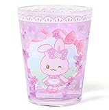 うさももちゃん アクリル コップ タンブラー お花畑柄