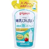 ピジョン 哺乳瓶洗い かんたん泡スプレー 詰替用 250ｍＬ (無香料×1セット)