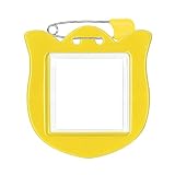 共栄プラスチック チューリップ型名札10枚パックイエロー C-71-10-Y