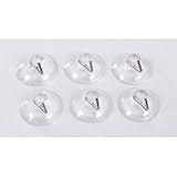 Bulk Buy : Darice DIY Crafts吸引カップクリアwithシルバーフック22 mm 6ピース( 12パック) 1050 – 05
