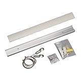 福井金属工芸ピクチャー レールRAILSUNCOLORS Bセット 木目調ホワイト 100cm RC100B-1 額を飾るのに便利