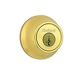 Kwikset 665 3 SMT RCAL RCS 665 Double Cylinder Polished Brass Deadbolt Featuring SmartKey [並行輸入品]